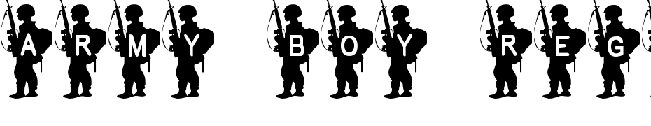 Army Boy Font Download Free